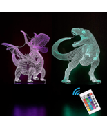 3D Dinosaur Night Light for Boys,Decorative LED Bedside Table Lamp for Kids Room - $18.56