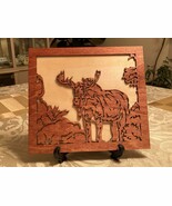 Brand New Layered Wooden Laser Art - Moose - FREE SHIPPING - $472.55 MXN