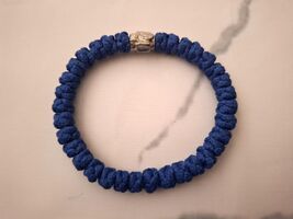 Blue Orthodox Serbian Prayer Rope Bracelet - 33 Knots - €18,75 EUR
