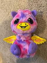 Hatchanimals Pink &amp; Purple Drago spotted winged dinosaur Interactive toy... - $9.49