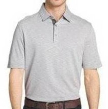 Mens Polo Van Heusen Gray Short Sleeve Easy Care Shirt $40 NEW-size S - $16.83