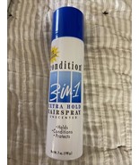 2X Condition 3 In 1 Extra Hold Hairspray Unscented With Sunscreen 7 oz 2... - £26.41 GBP