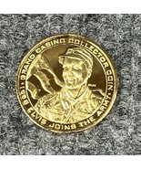 ELVIS PRESLEY Gold 1.5” Coin Grand Casino ‘98 Anniversary Elvis Joins Ar... - £13.32 GBP