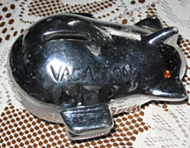 VTG Coin Bank-Classic Airplane-Vacation-Silver Color - $8.21 CAD