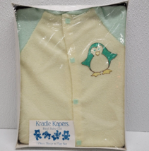 Vintage NOS Kradle Kapers Baby Sleep &#39;n Play Penguin Pajamas Small Birth - 10lbs - £31.57 GBP