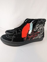 Vans Sk8-Hi Flames Checker Men&#39;s 11.5 Comfy Cush New - $44.99