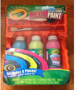 Crayola Washable NEON SIDEWALK PAINT SET Chalk Driveway Art-work Childre... - £19.33 GBP