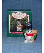 1988 Hallmark Thimble Snowman #11 in Collector&#39;s Series Handcrafted Orna... - £4.12 GBP
