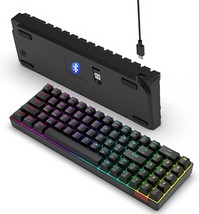 A.JAZZ Compact Hot-Swappable Wireless 60% Mechanical Gaming Keyboard with Number - £31.26 GBP