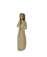 Willow Tree &quot;Love&quot; Susan Lordi Figurine -Demdaco, 2003 Girl with Rose Fi... - £16.90 GBP