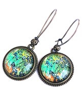 Vincent Van Gogh Irises casual Fashion Jewelry For women casual earrings - £10.28 GBP