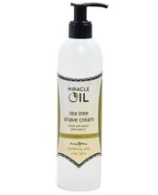 Earthly Body MIRACLE OIL Tea Tree SHAVE CREAM with Hemp Seed Oil ~ 8 fl oz - £11.87 GBP