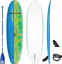 Wavestorm 8-Foot Junior Stand-Up Paddleboard, Blue, Yellow,, Sized For Youth. - £388.05 GBP
