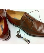 Cordo Hyde 36&quot; Dark Oak Brown Waxed Round Thin DRESS LACES 4 5 6 eyelet ... - $23.11