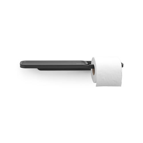 Brabantia Mindset Toilet Roll Holder w/ Shelf - Mineral Grey - £62.60 GBP