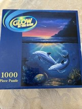 Night of the Comet 1000 Piece Glow in the Dark Jigsaw Puzzle - Dolphins - $19.62