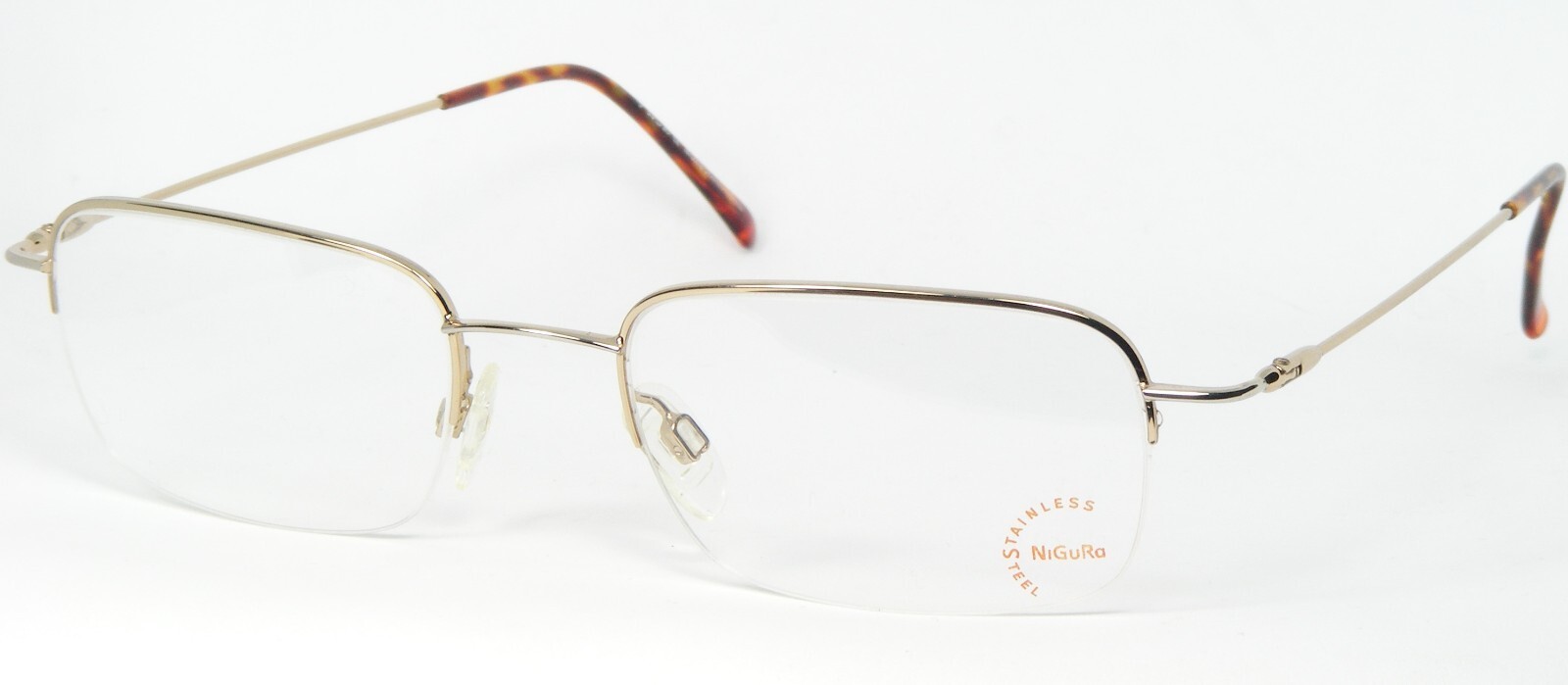 NIGURA N 5079 C Occhiali Oro / Argento Montatura In Metallo 53-20-145mm - $66.33