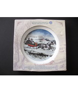Currier &amp; Ives The Road Winter Collector Plate - Museum of the City of N... - $16.00