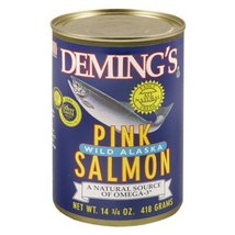 Deming&#39;s Pink Wild Alaska salmon, 14.75-oz. can, Pak Of 4 - £18.44 GBP