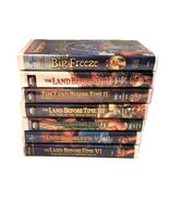 The Land Before Time 1- 6 &amp; The Big Freeze - 7 VHS Tapes Clamshell - $19.95