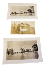 Lot 3 1920&#39;s Flooded Natural Disaster PHOTO House Neighborhood Hurricane #264 - £6.19 GBP