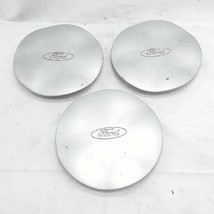 3x Ford 1996-1999 Taurus Silver Plastic Center Caps w Stamped Emblem 6.2... - $26.97