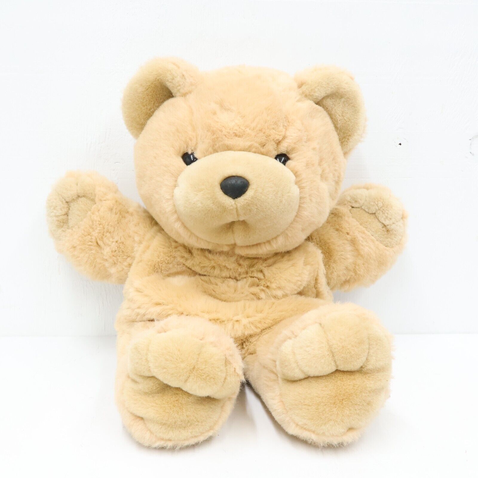 Vintage 1986 Heart to Heart Teddy Bear 12in Tall Sitting Brown Soft Huggable - £31.47 GBP
