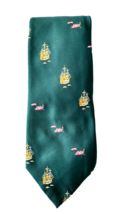 Centura Men&#39;s Classic Necktie Dark Green Nautical Polyester Multicolor B... - £6.70 GBP