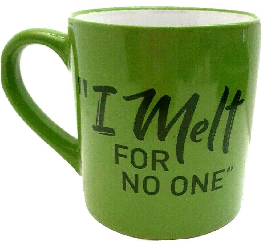 M&M Ms Green Character Mug I Melt For No One Large 16 oz Jumbo Coffee Mars Inc - $18.62