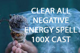 400,000X COVEN WORK CLEAR ALL NEGATIVE ENERGIES CLEANSE MAGICK WITCH Cassia4  image 2