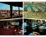 The Wharf Restaurant Multiview Seattle Washington WA UNP Chrome Postcard... - $2.92