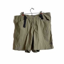Mountain Hardwear Nylon Shorts Size XL Mens Belted Hiking Adjustable Khaki Tan - £14.27 GBP