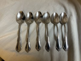 6 Oneida SSS Stainless Flatware Celebrity Spoons - $13.46