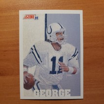 1991 Score #630 Jeff George - Team MVP - Indianapolis Colts - NFL - Fresh Pull - £1.42 GBP