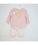 Carter&#39;s Baby Girls Bodysuit Top Leggings Love You 3 Piece Set 9 months ... - $17.93 CAD