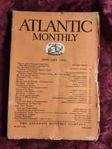 ATLANTIC January 1931 Frank O&#39;connor Alfred F Loomis William Orton James S. Hart - £8.63 GBP