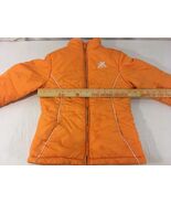 Childrens Girls Zero Xposure M-10/12 Orange Zip Up Polyester Winter Coat - €16,50 EUR