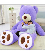 6ft./78" Huge Oversized Purple Teddy Bear Toy- Bearskin ONLY! - £69.99 GBP
