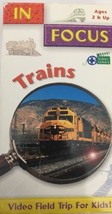 Trains Focus-Video Domaine Trip Pour Kids-Vhs-Tested-Rare Vintage-Ships N 24 Hrs - £207.01 GBP