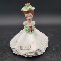 Vintage Josef Originals Birthday Doll Series Vintage 1963 June Girl Figurine - £19.46 GBP