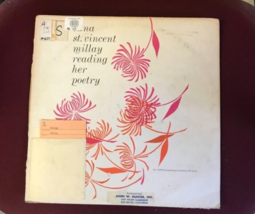 1961 Edna St Vincent Millay Reading Poetry Camden Maine Caedmon Record Poem Vtg - £21.87 GBP