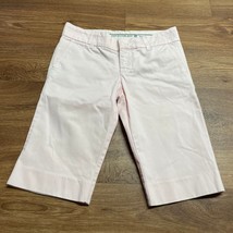 Juicy Couture Jeans Cotton Pink Bermuda Walking Shorts Womens Size 26 USA 90s - £15.46 GBP