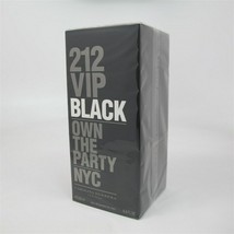 212 VIP BLACK OWN THE PARTY by Carolina Herrera 200 ml/6.8 oz EDP Spray NIB - £93.21 GBP