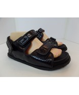 Boohoo Open Toed Flat Sandals Adjustable Closures Crock Print Pattern Sz... - £27.26 GBP