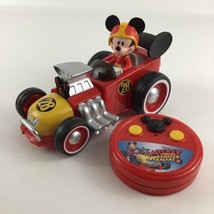 Disney Junior Mickey Mouse RC Roadster Racer Remote Control Car Hot Rod Toy - £27.22 GBP