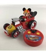 Disney Junior Mickey Mouse RC Roadster Racer Remote Control Car Hot Rod Toy - £27.62 GBP