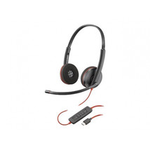 HP 8M3U6AA#ABA POLY BLACKWIRE 3220 STEREO HEADSET  USB-C/A ADAPTER TAA US - $86.92