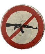 California Teacher&#39;s Association Anti Gun Violence Pinback Button Vintag... - $16.72 CAD