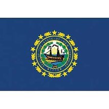 Flag State New Hampshire Poly 2ft X 3ft - £3.54 GBP
