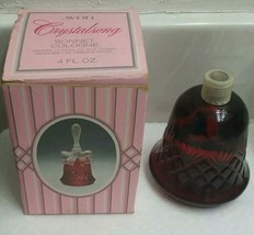Christmas Vintage Avon Crystalsong Sonnet Cologne Perfume》4oz Bell Shaped Bottle - $29.69